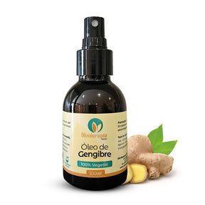 Óleo de Gengibre Puro - 100% natural uso capilar e corporal