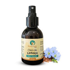 Óleo de Linhaça Puro - 100% natural uso capilar e corporal
