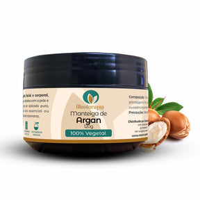 Manteiga de Argan 100% vegetal - uso capilar e corporal