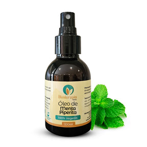 Óleo de Menta Piperita Puro - 100% natural uso capilar e corporal