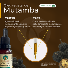 Kit Anticaspa  - Óleo vegetais Puros Mutamba, Juá, Calêndula
