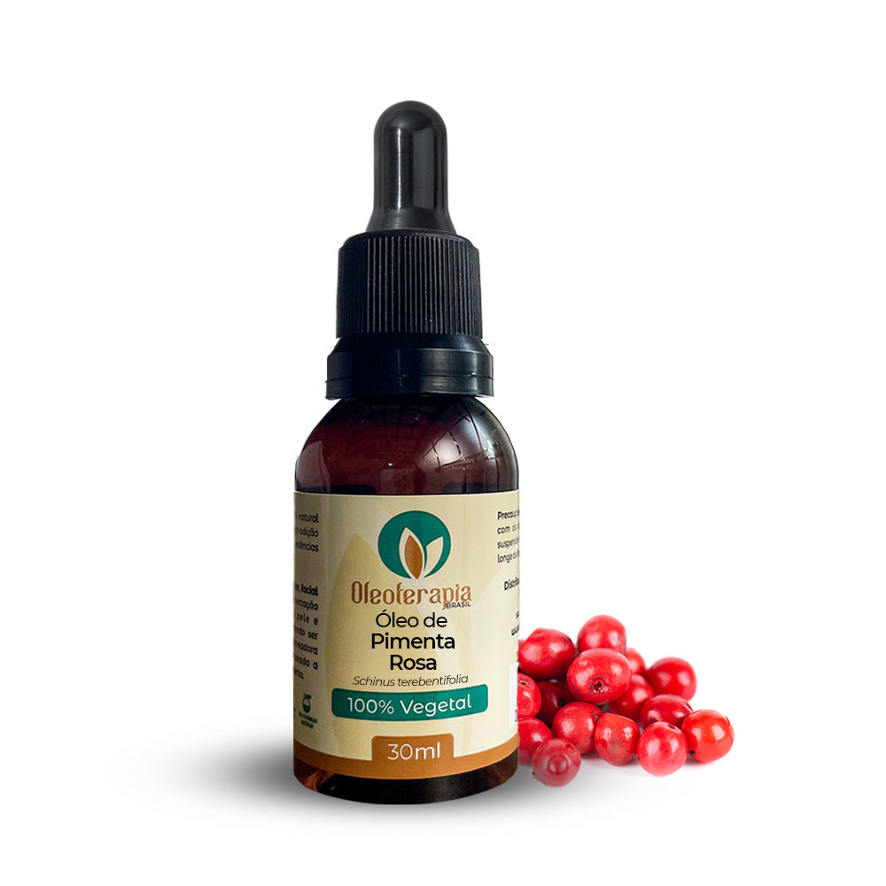 Óleo de Pimenta Rosa - 100% natural uso capilar e corporal
