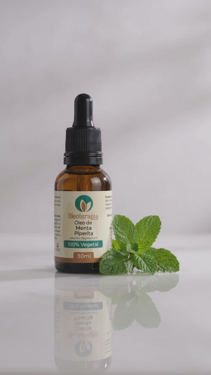 Óleo de Menta Piperita - 100% natural uso capilar e corporal