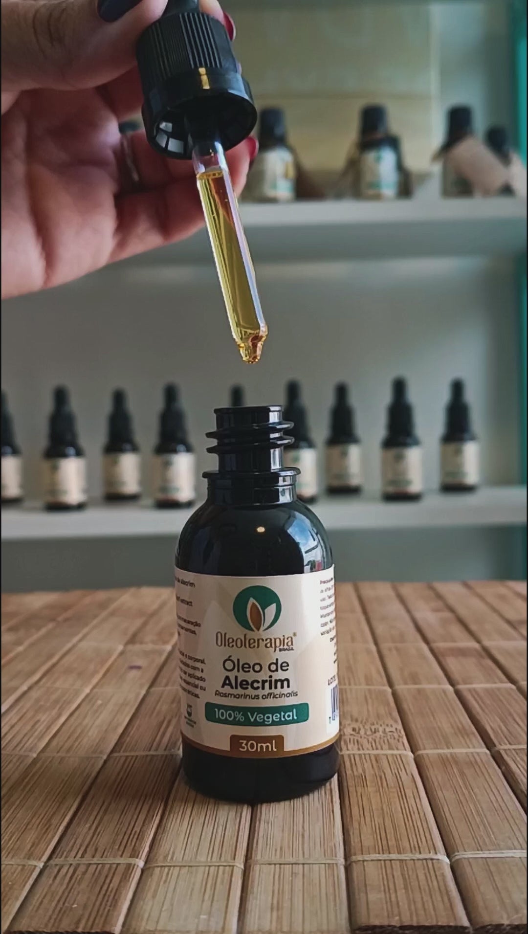 Óleo de Alecrim - 100% natural uso capilar e corporal