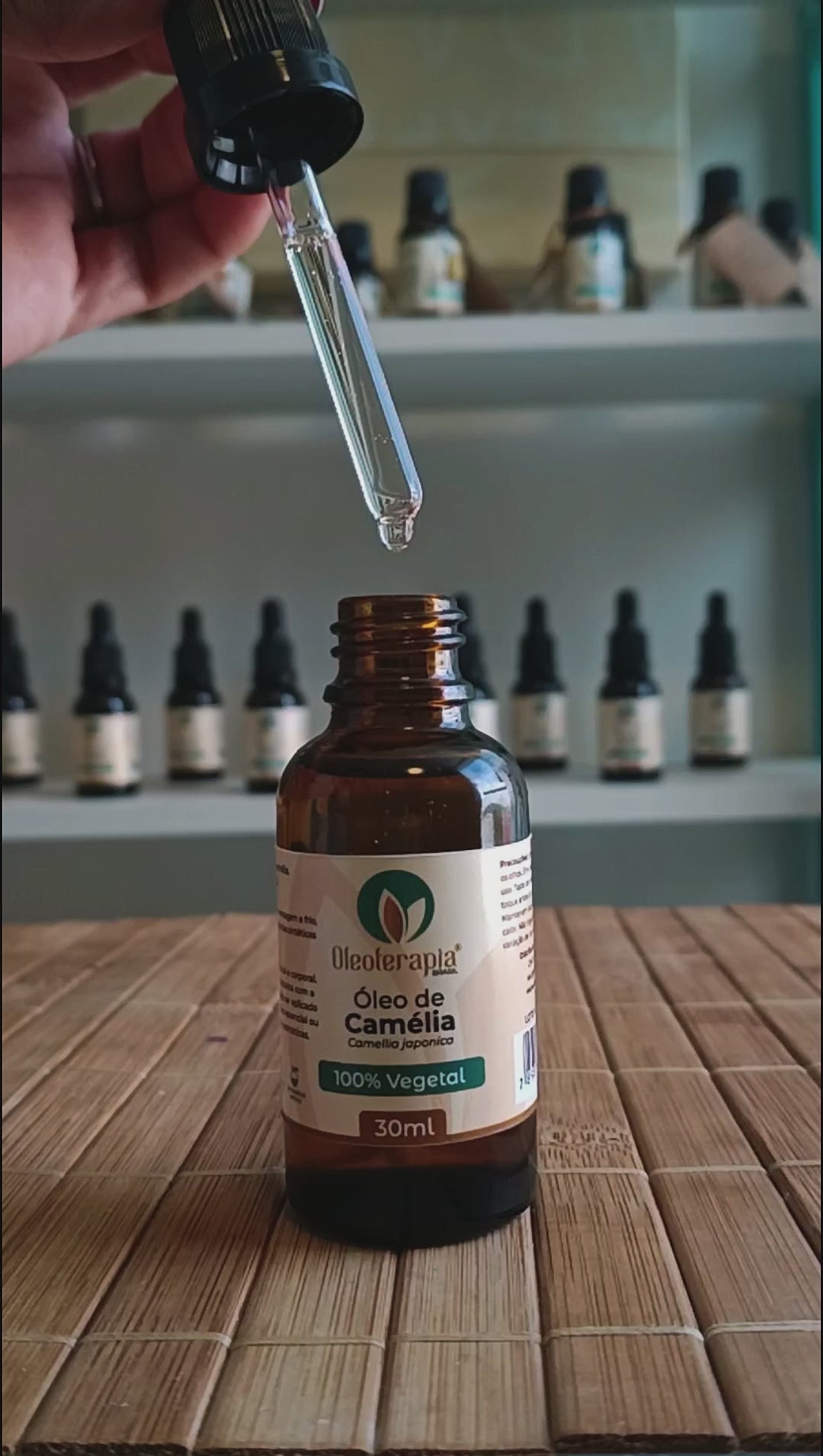 Óleo de Camélia - 100% natural uso capilar e corporal
