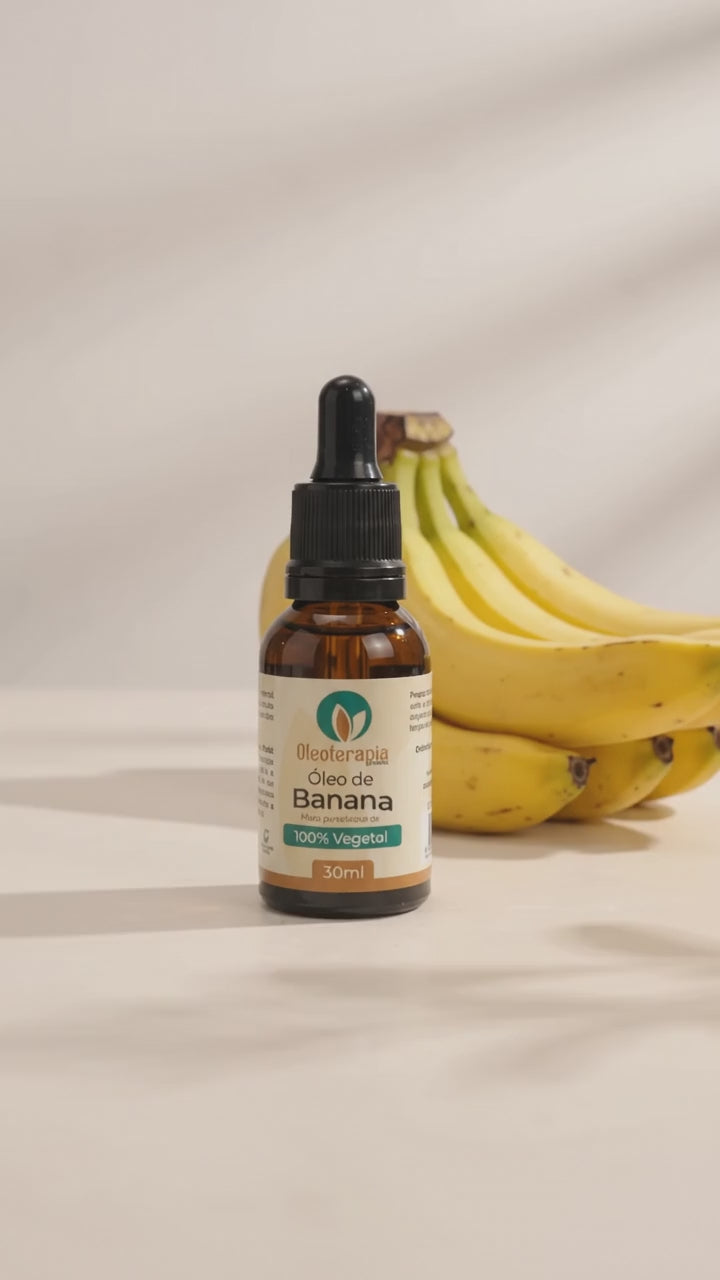 Óleo de Banana - 100% natural uso capilar e corporal