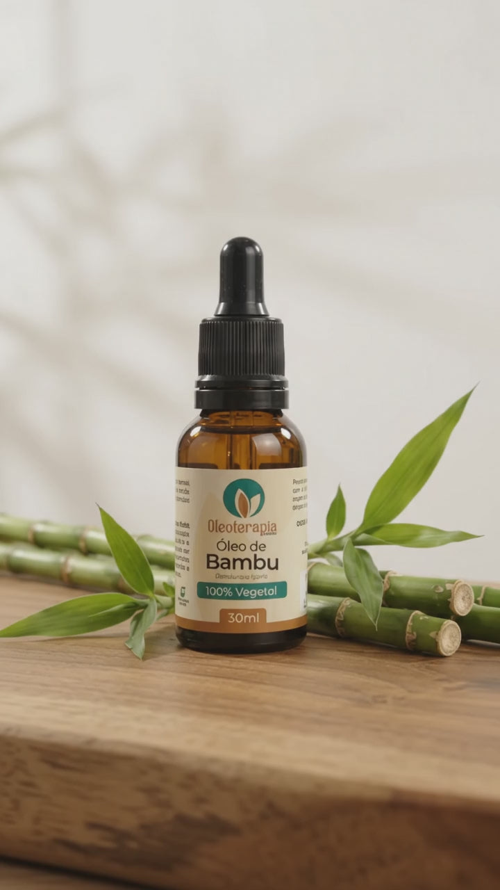Óleo de Bambu -Extrato oleoso e 100% natural uso capilar e corporal