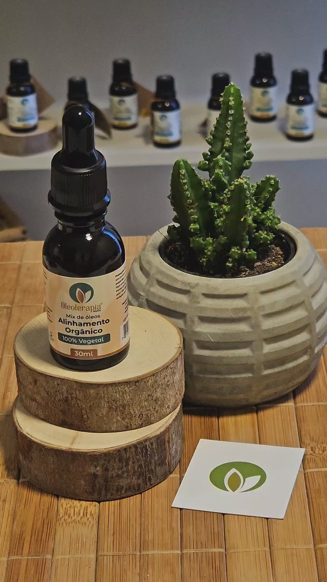 Mix Alinhamento Orgânico 100% natural - umectação e cuidados capilares