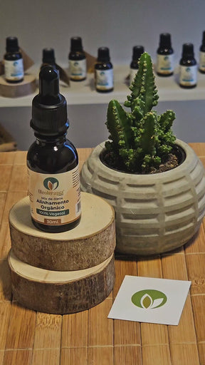 Mix Alinhamento Orgânico 100% natural - umectação e cuidados capilares