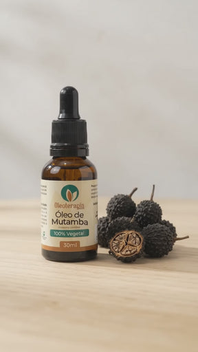 Óleo de Mutamba - 100% natural uso capilar e corporal