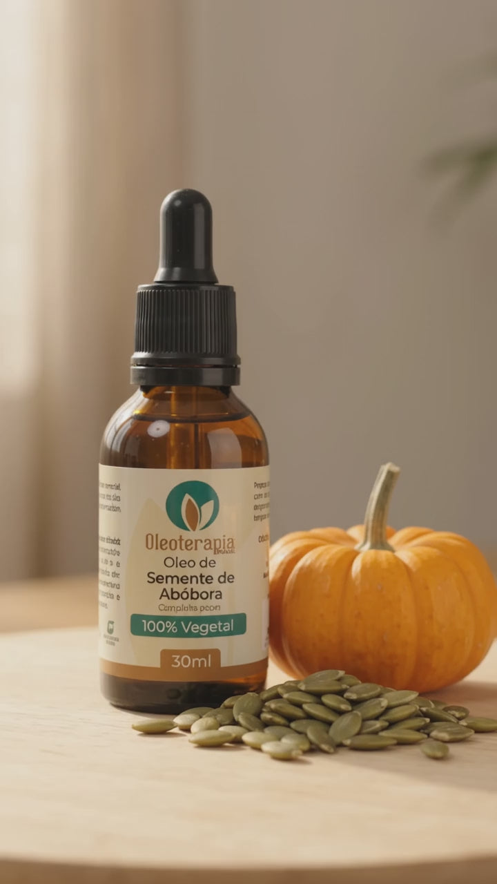 Óleo de Semente de Abóbora - 100% natural uso capilar e corporal