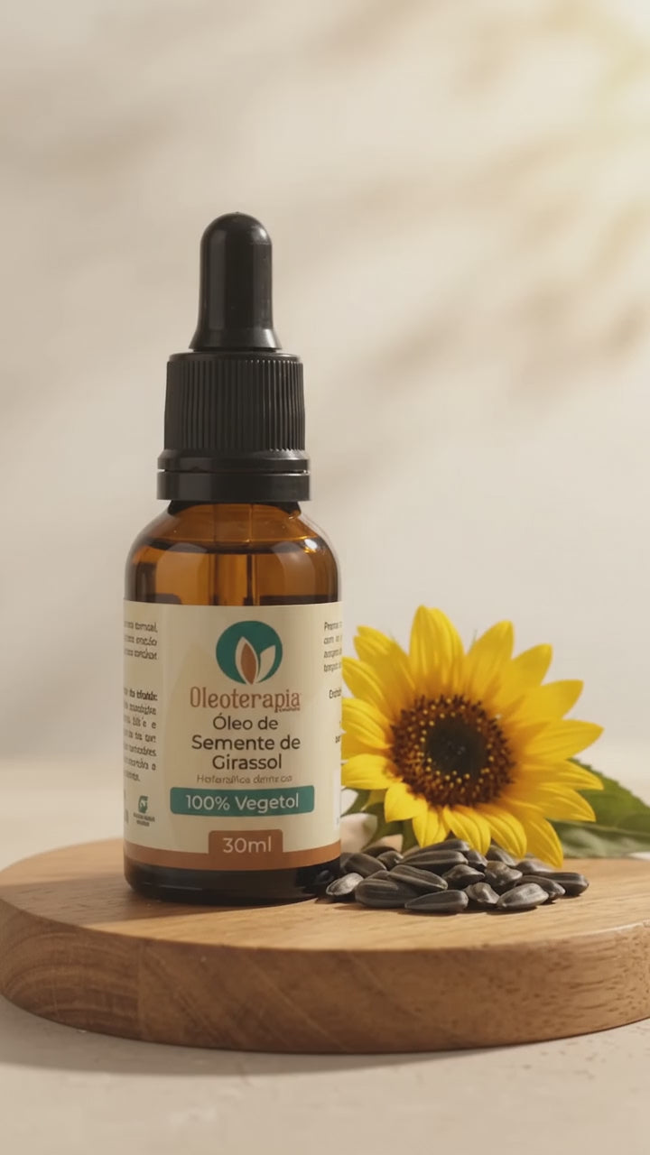 Óleo de Semente de Girassol - 100% natural uso capilar e corporal