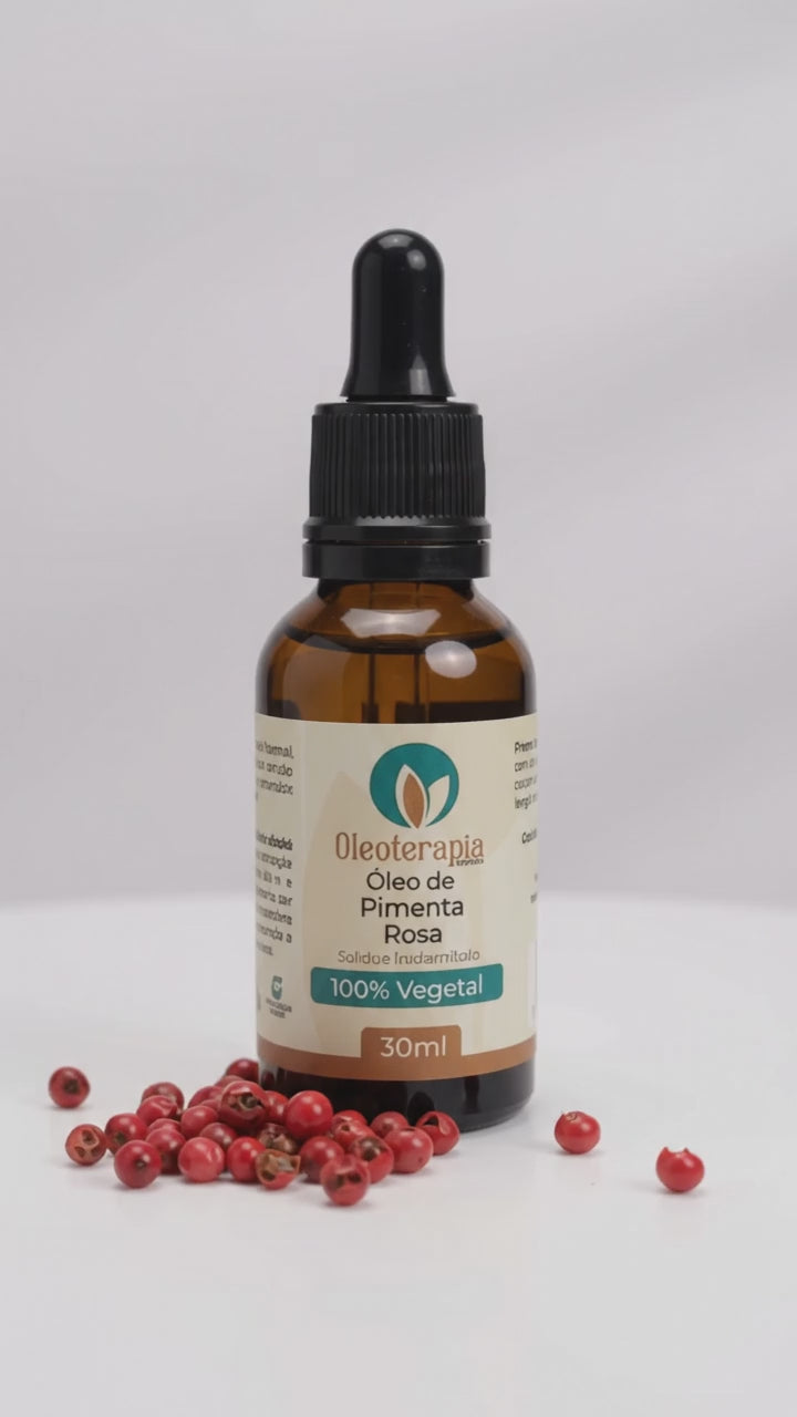 Óleo de Pimenta Rosa - 100% natural uso capilar e corporal