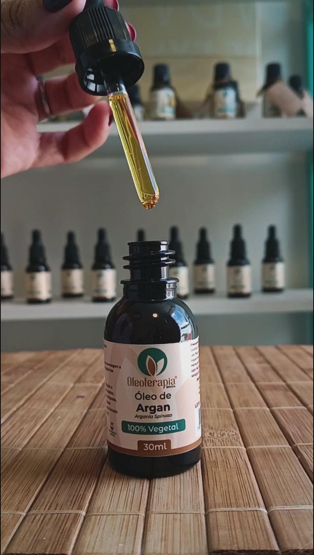 Óleo de Argan - 100% natural uso capilar e corporal