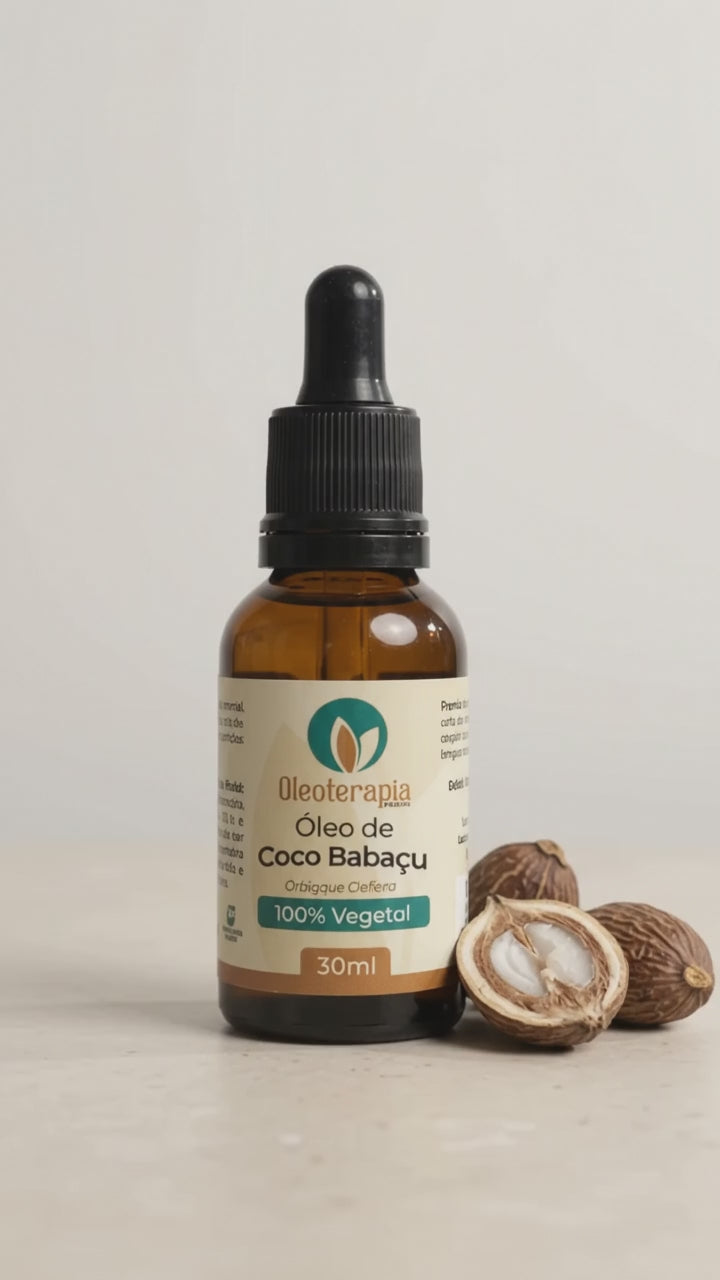 Óleo de Coco Babaçu - 100% natural uso capilar e corporal