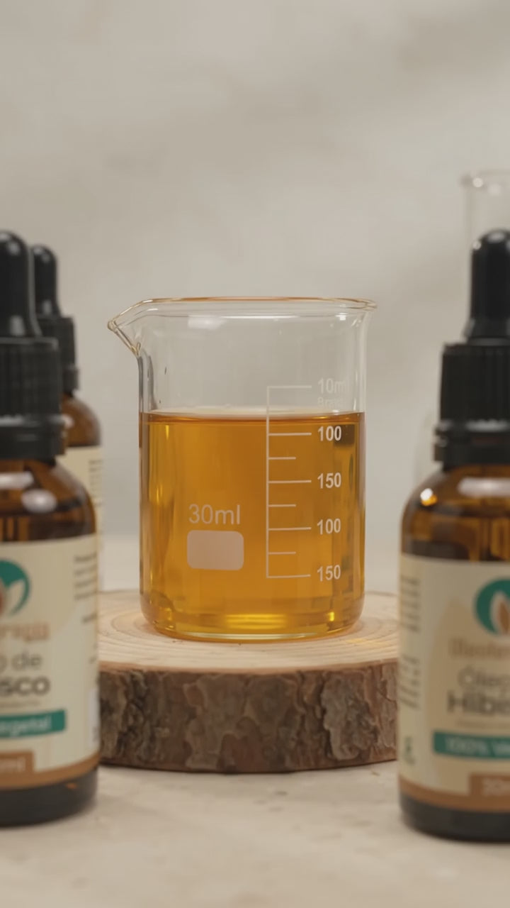 Óleo de Hibisco - 100% natural uso capilar e corporal