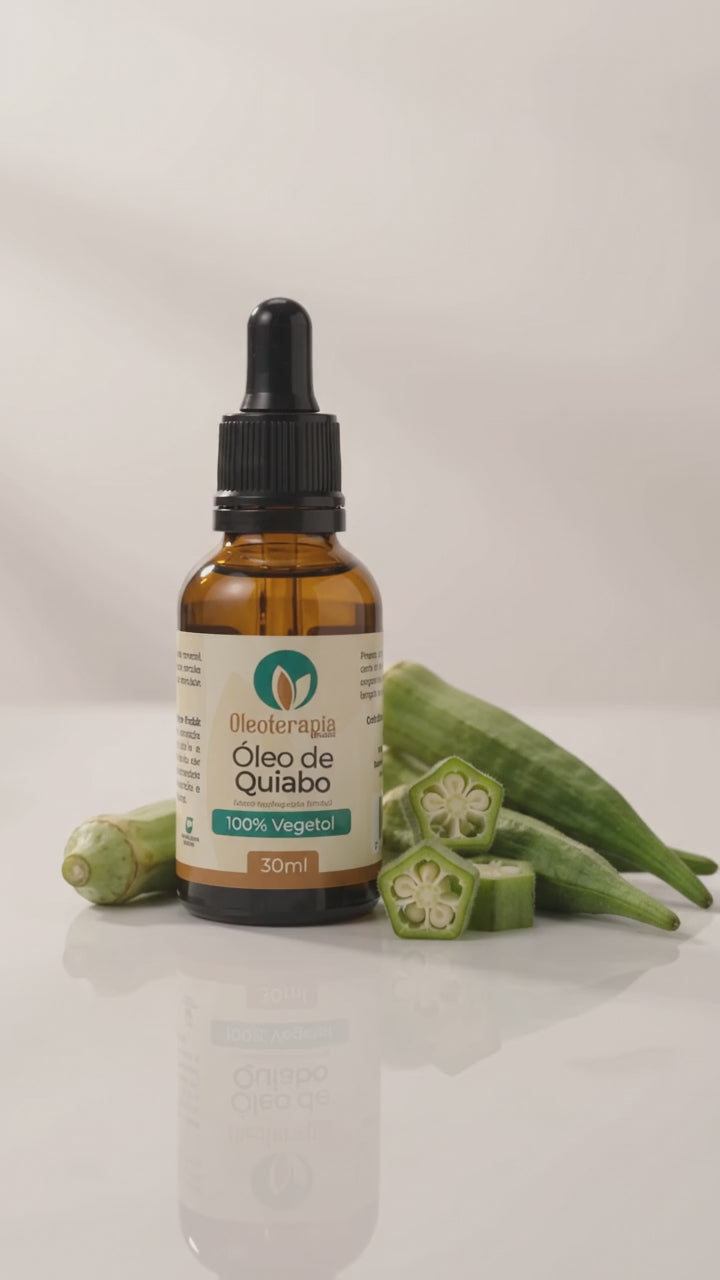 Óleo de Quiabo - 100% natural uso capilar e corporal