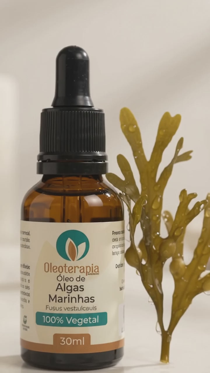 Óleo de Algas Marinhas - 100% vegetal uso capilar e corporal