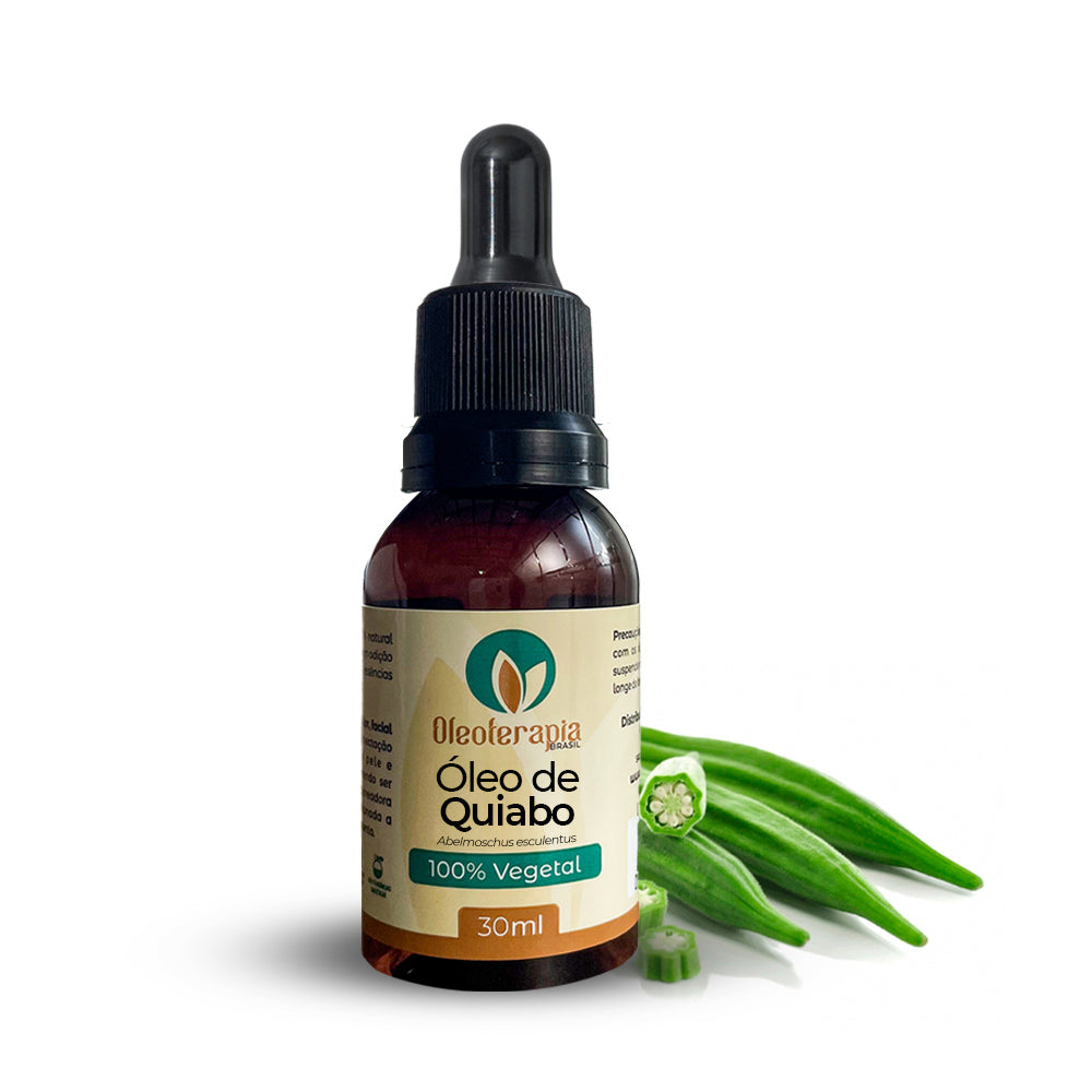 Óleo de Quiabo - 100% natural uso capilar e corporal