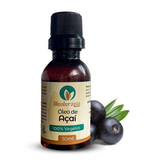 Óleo de Açaí Puro - 100% natural uso capilar e corporal