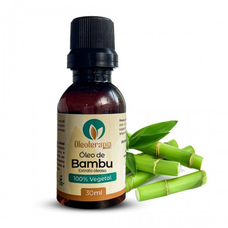 Óleo de Bambu - Extrato oleoso e 100% natural uso capilar e corporal