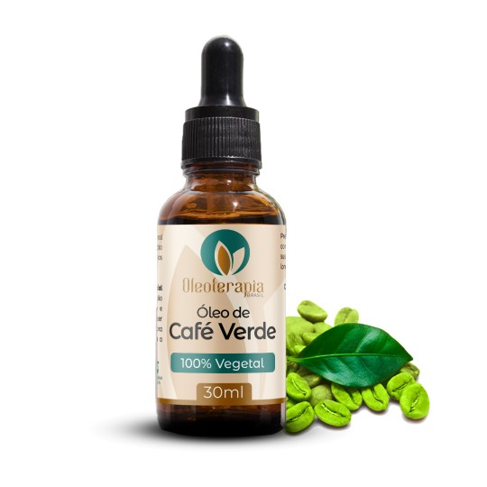 Óleo de Café Verde Puro - 100% natural uso capilar e corporal